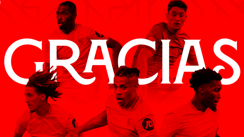 El Sevilla anuncia las salidas de Hannibal, Véliz, Soumaré, Agoumé y Mariano