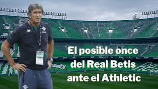 El posible once inicial del Real Betis ante el Athletic Club
