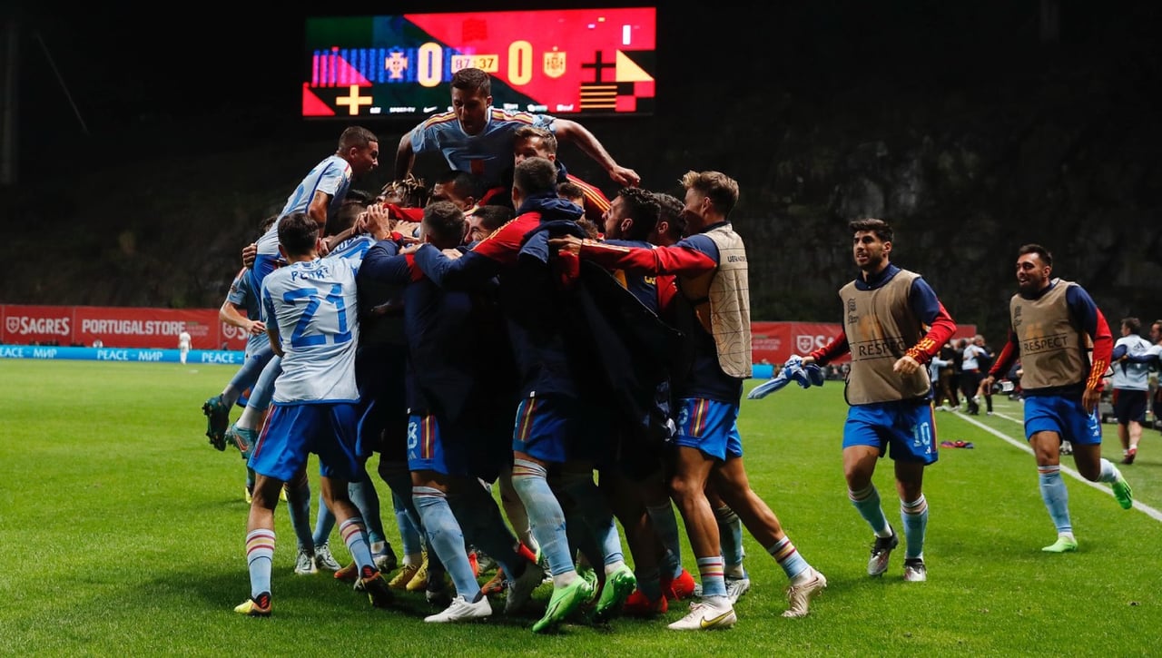 Portugal 0-1 España: Resumen, goles...