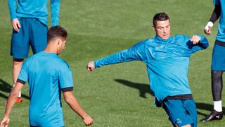 Cristiano Ronaldo ya se entrena con el Madrid