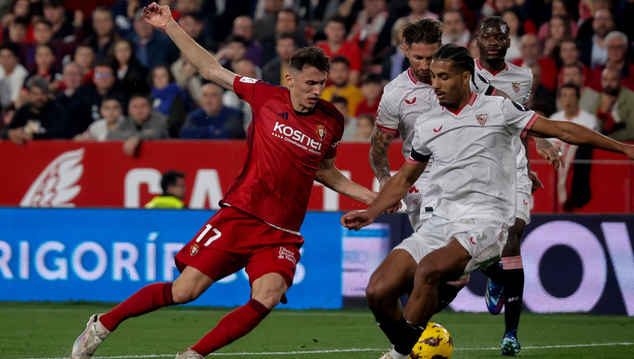 Sevilla - Osasuna: horario, canal y dónde ver en TV y online hoy el partido de LaLiga EA Sports