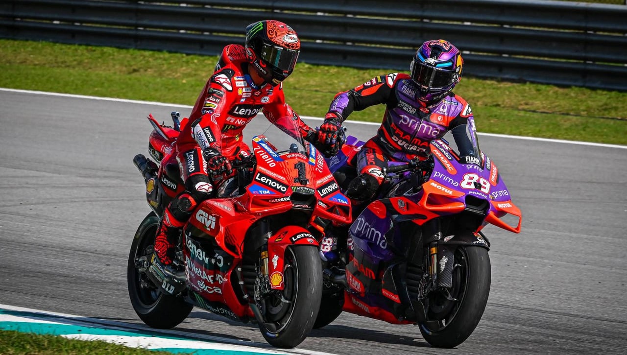 Jorge Martín y Bagnaia no lo podrán hacer en Montmeló