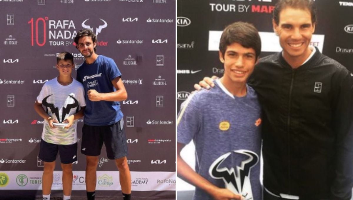 Jaime Alcaraz sigue los pasos de su hermano Carlos y asombra a todos para conquistar el Rafa Nadal Tour