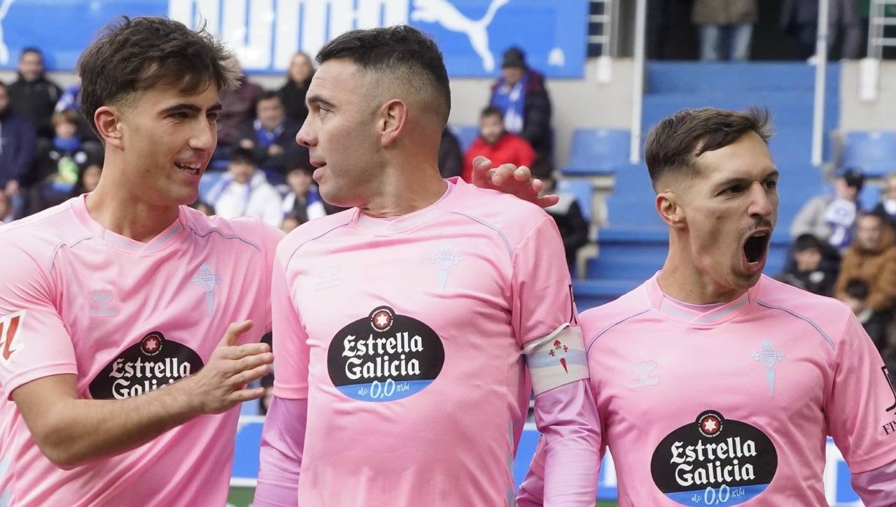 Iago Aspas se queda solo en la cima de atacantes españoles de LaLiga