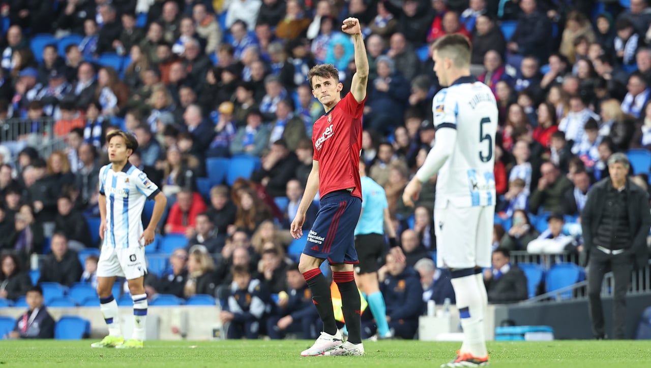 Real Sociedad 0-1 Osasuna: Budimir da el golpe en Anoeta