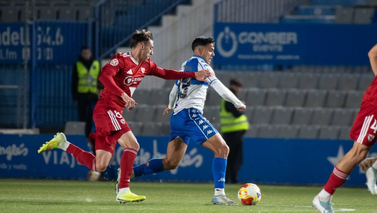 Sabadell 1-0 Sevilla Atlético: Derrota por la mínima en la Nova Creu Alta
