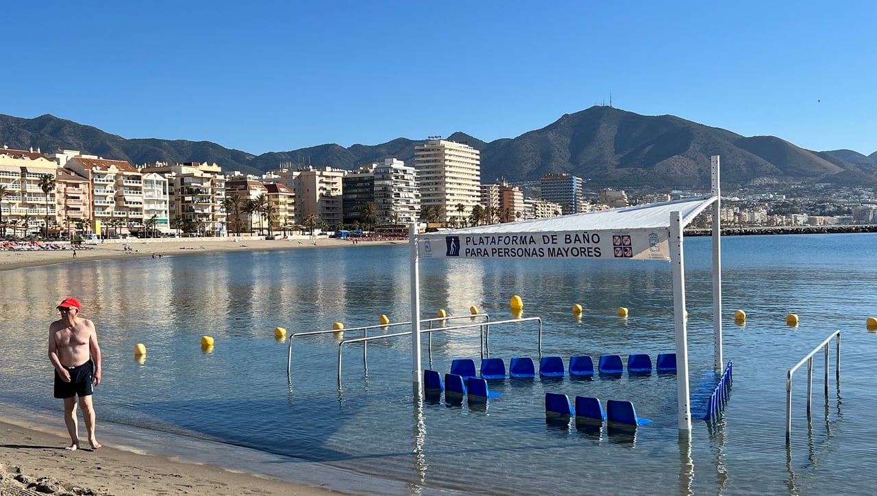 La playa más cómoda para los mayores en Andalucía