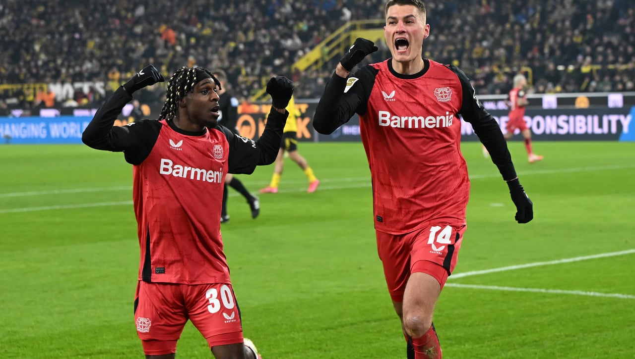 Así queda la clasificación de la Bundesliga, tras la derrota del Dortmund ante el Leverkusen en la jornada 16 de la liga alemana