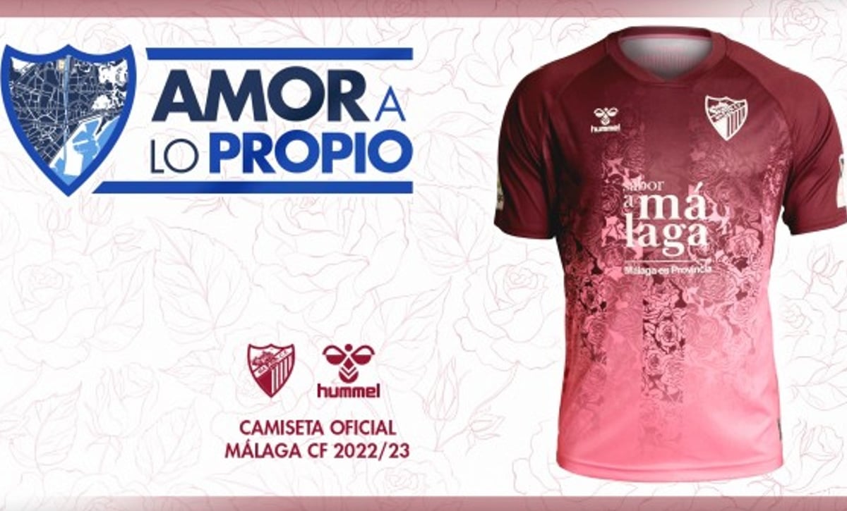 El Málaga homenajea a La Rosaleda en su segunda equipación