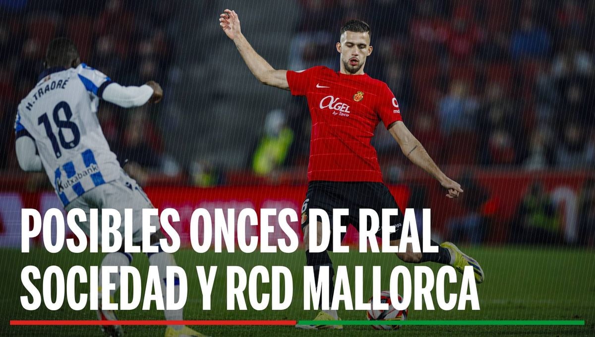 Alineaciones Real Sociedad - Mallorca: Alineación posible de Real Sociedad y Mallorca en semifinales de Copa del Rey