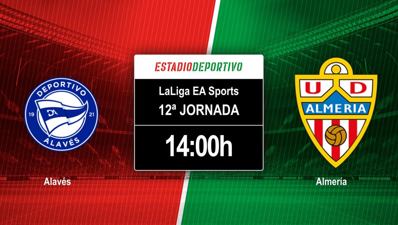 Alavés-Almería: resultado, resumen y goles del partido de la jornada 12 de LaLiga EA Sports