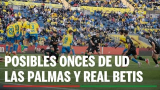 Alineaciones Las Palmas - Betis: Alineación posible de UD Las Palmas y Real Betis en la jornada 7ª de LaLiga EA Sports