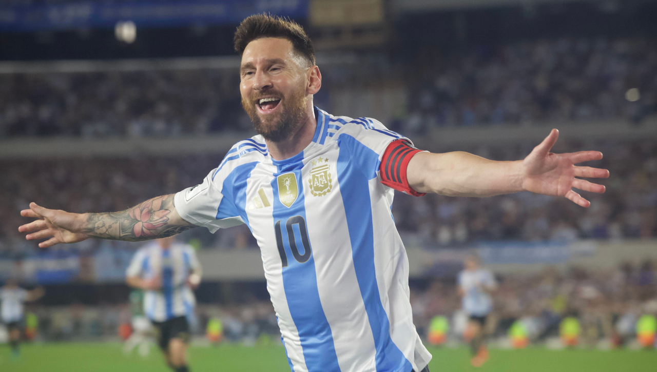 Exhibición de Messi en Argentina