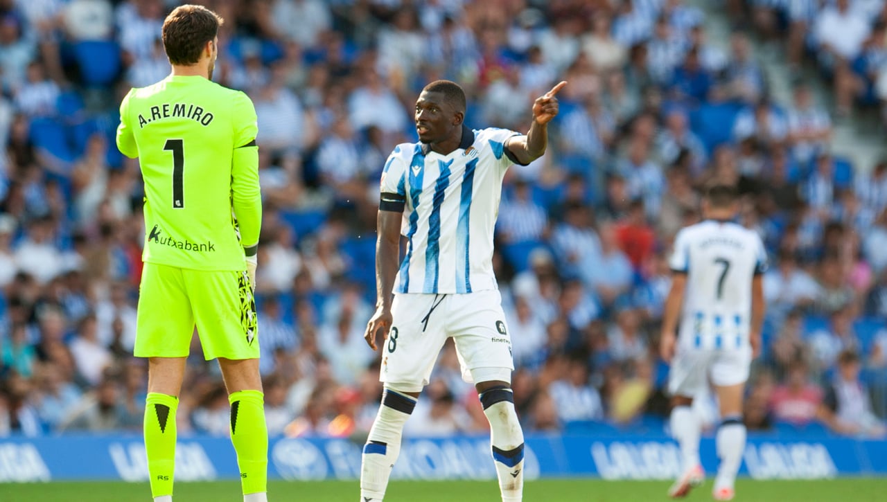 Real Sociedad - Getafe: Alineación de Real Sociedad y Getafe en el partido de hoy de LaLiga EA Sports