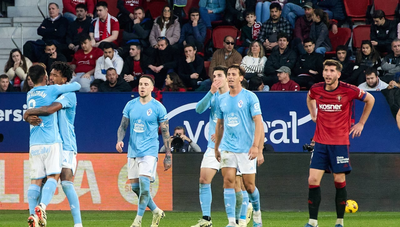 Osasuna - Celta: Horario y dónde ver en TV hoy el partido de LaLiga EA Sports