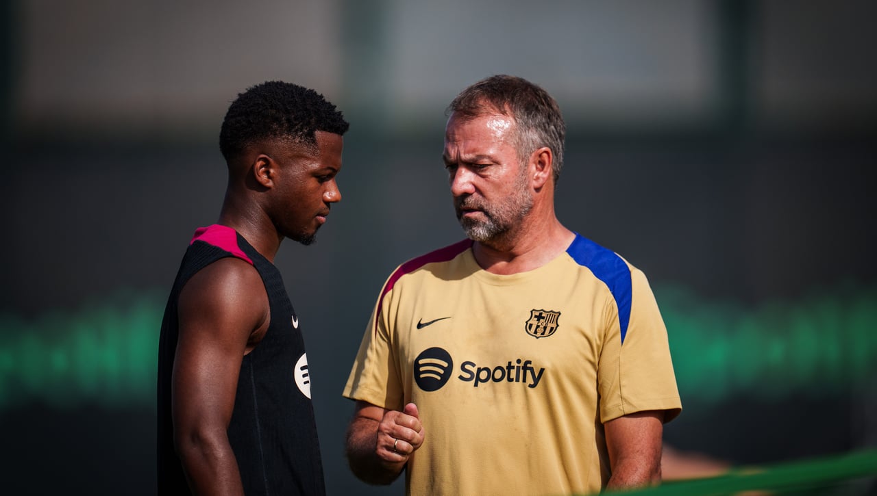 Ansu Fati convence a Hansi Flick y viajará a la gira por Estados Unidos