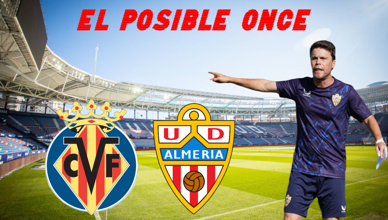 El posible once inicial de la UD Almería ante el Villarreal CF