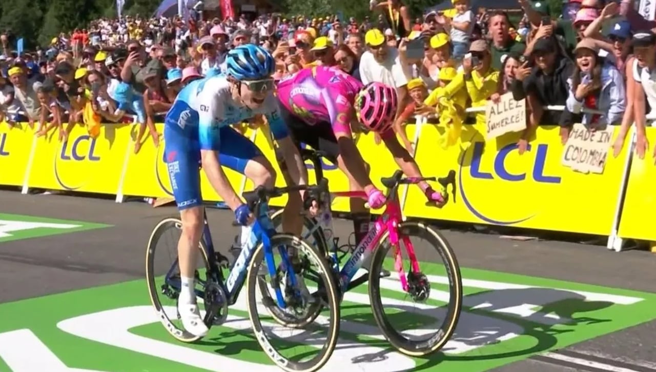 Luis León Sánchez se queda a metros de romper una maldición que ya dura 80 etapas