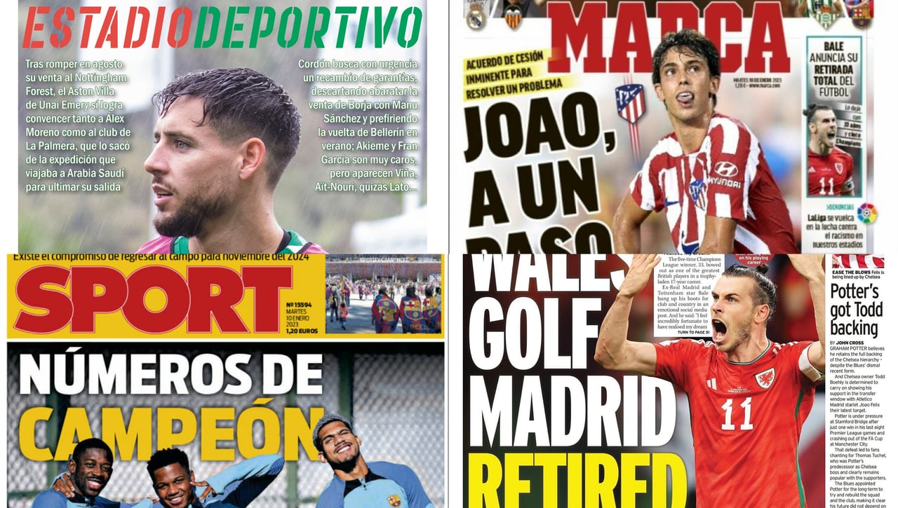 Álex Moreno, En-Nesyri y Joao Félix sacuden el mercado de enero... Así vienen las portadas 
