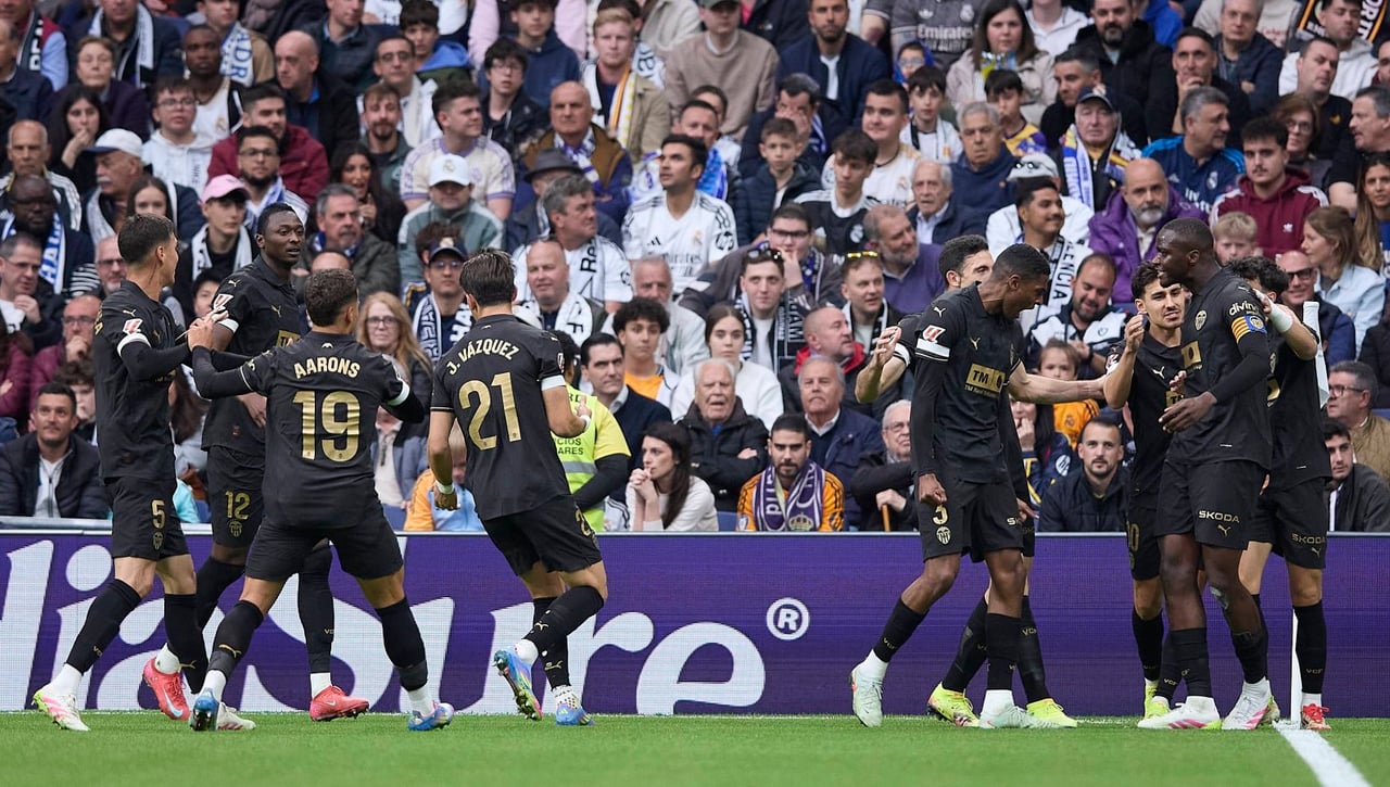 Real Madrid 1-2 Valencia: El Valencia asesta un golpe casi definitivo a LaLiga