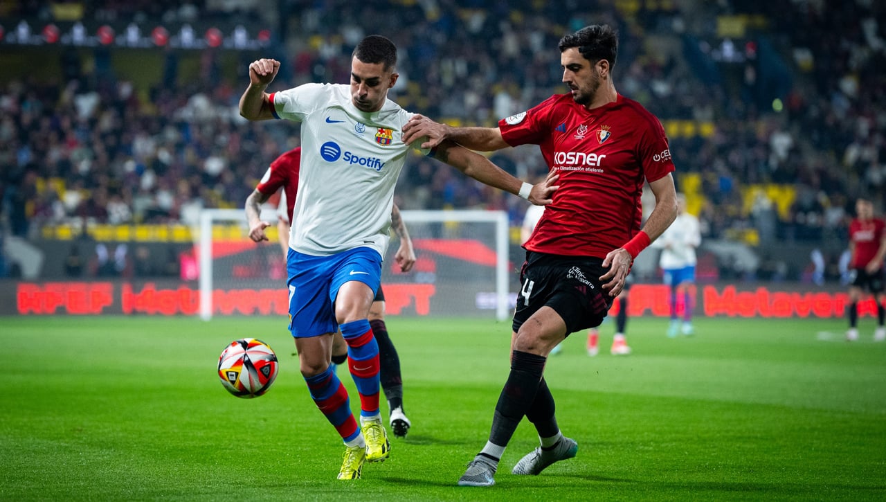 Barcelona 2-0 Osasuna: Arabia Saudí ya tiene 'su' Clásico