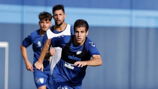 Pepe Mel se despide de Pablo Hervías