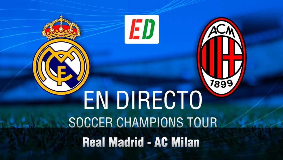 Resultado y goles del Real Madrid-AC Milan en la Soccer Champions Tour 2023
