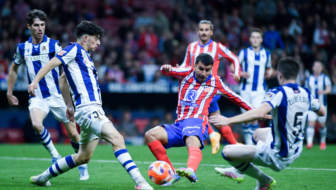 Real Sociedad - Atlético de Madrid: Horario y dónde ver en TV hoy el partido de LaLiga EA Sports