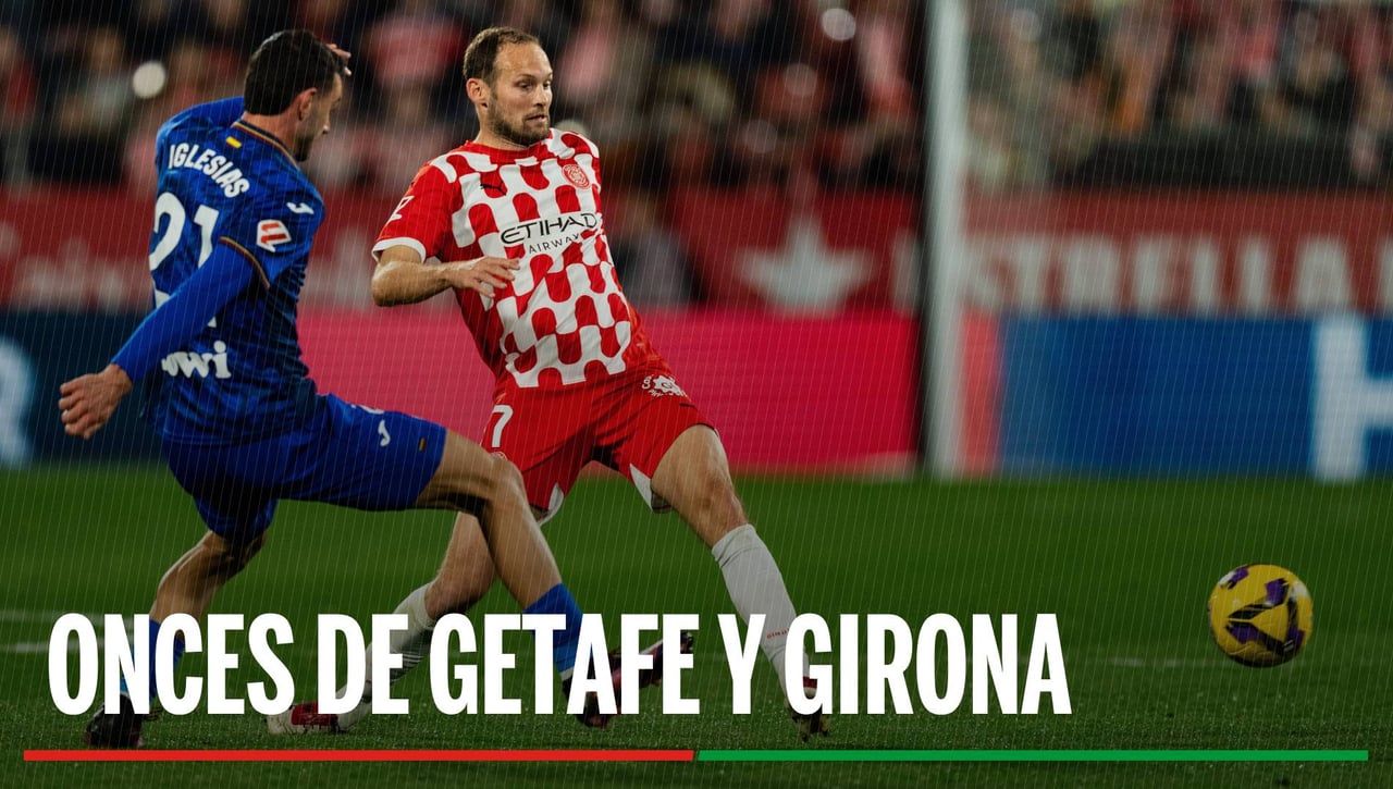 Alineaciones Getafe - Girona: Alineación de Getafe y Girona en la jornada 11 de LaLiga