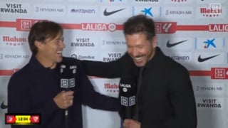 Almeyda y Simeone recuerdan viejos tiempos en el Atleti - Sevilla: "Pasar podían pasar pero algo se llevaban"