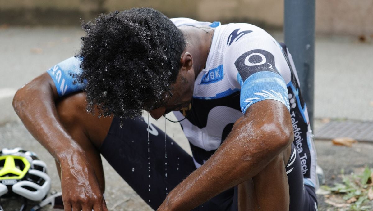 Subidón del Movistar Team 