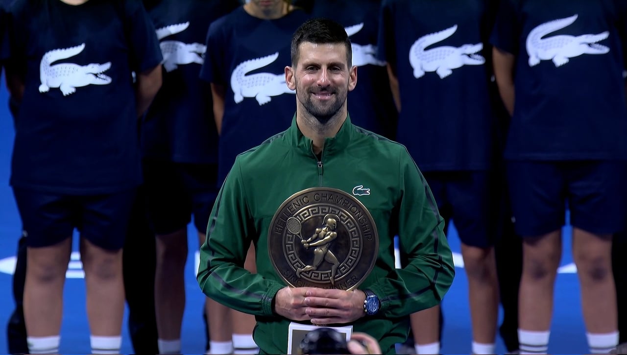 Djokovic conquista Atenas y Musetti se queda sin ATP Finals