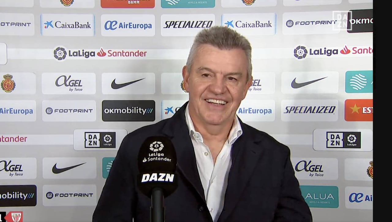 Javier Aguirre se viste de gala para hablar de los árbitros tras el Mallorca-Athletic
