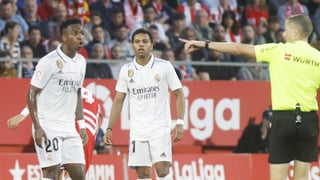 Vinicius se queja del arbitraje en LaLiga tras perdonarle la expulsión ante el Girona