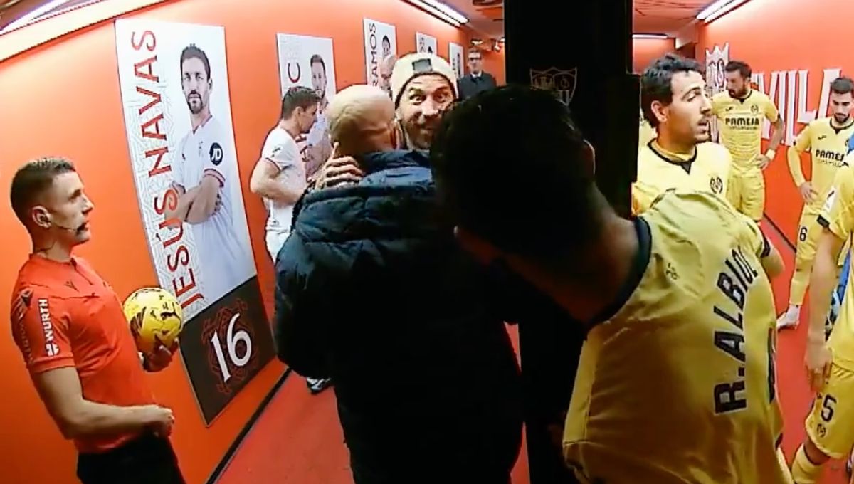 El divertido momento entre Reina, Ramos y Albiol en medio de tanta tensión