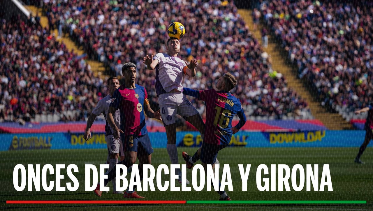 Alineaciones Barcelona - Girona: Alineación confirmada de Barcelona y Girona en la jornada 9 de LaLiga