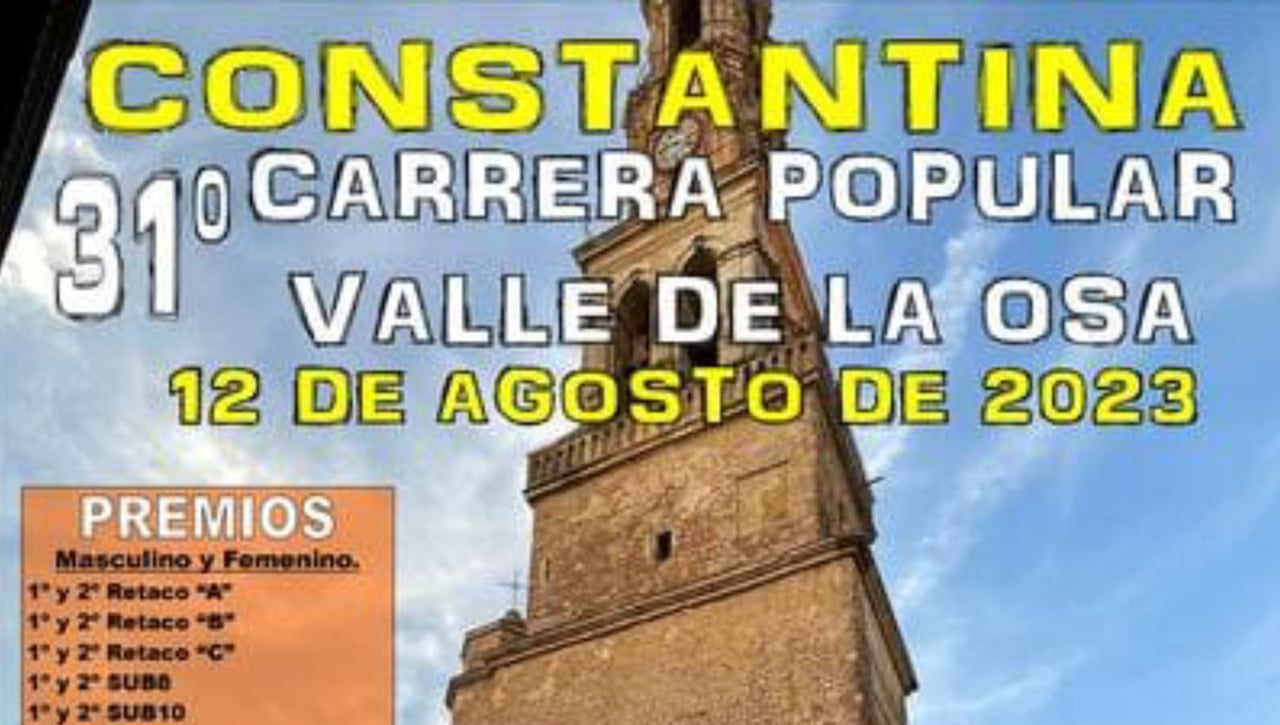 Constantina prepara una carrera popular para agosto