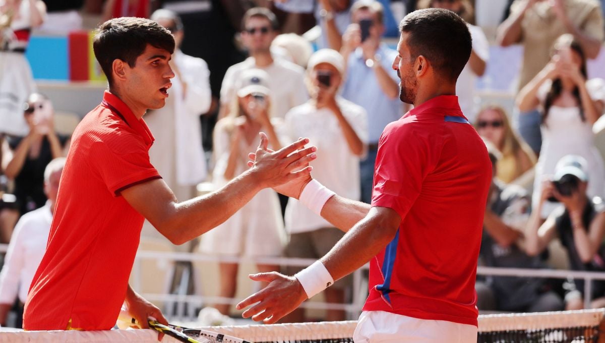 Djokovic se cruza en el camino de Carlos Alcaraz