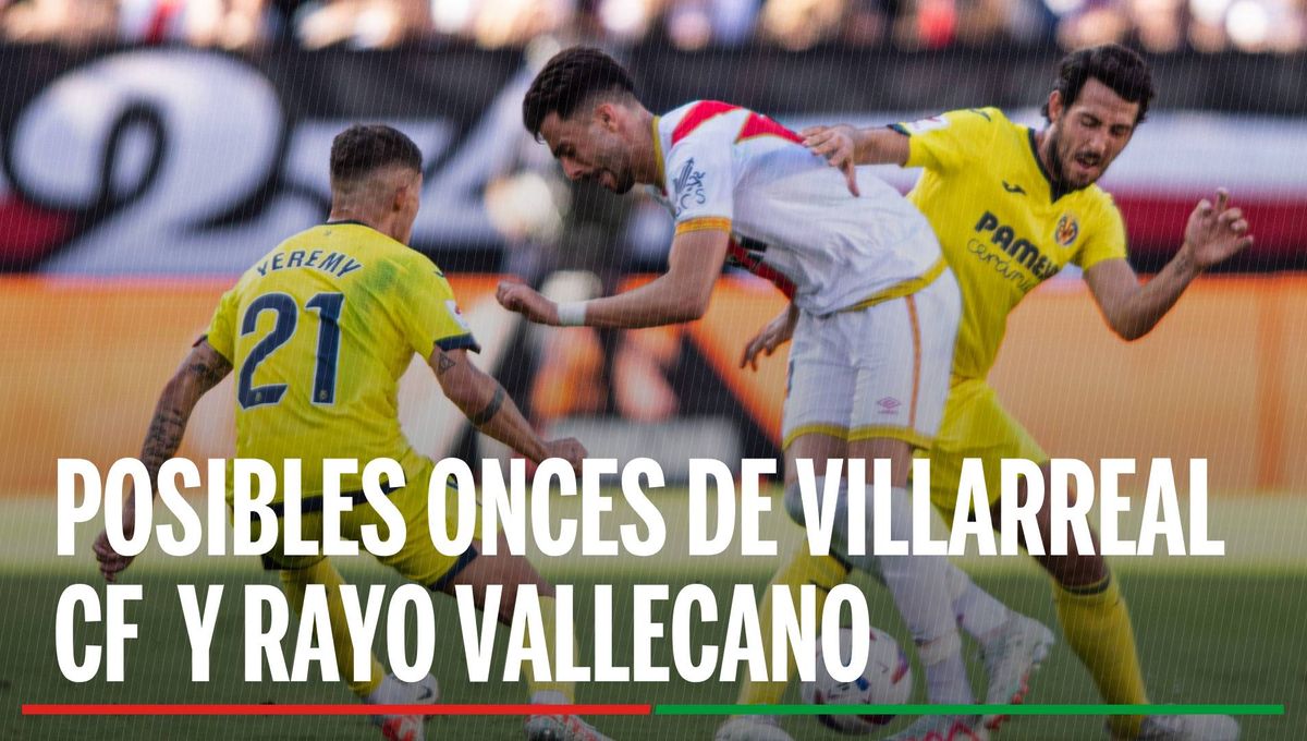Alineaciones Villarreal - Rayo Vallecano: Alineación posible de Villarreal y Rayo Vallecano en el partido de hoy de LaLiga EA Sports