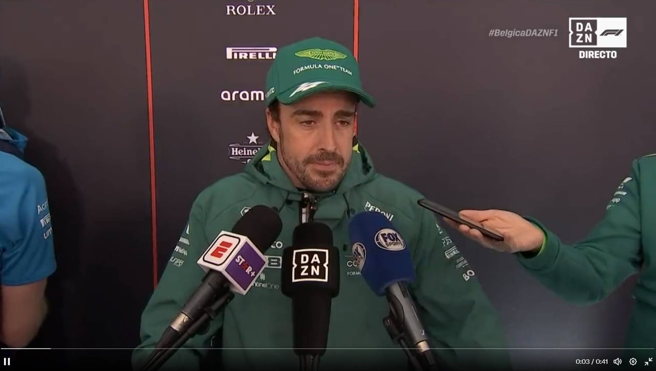 Carlos Sainz tiene un "plan" y Fernando Alonso pide "calma"