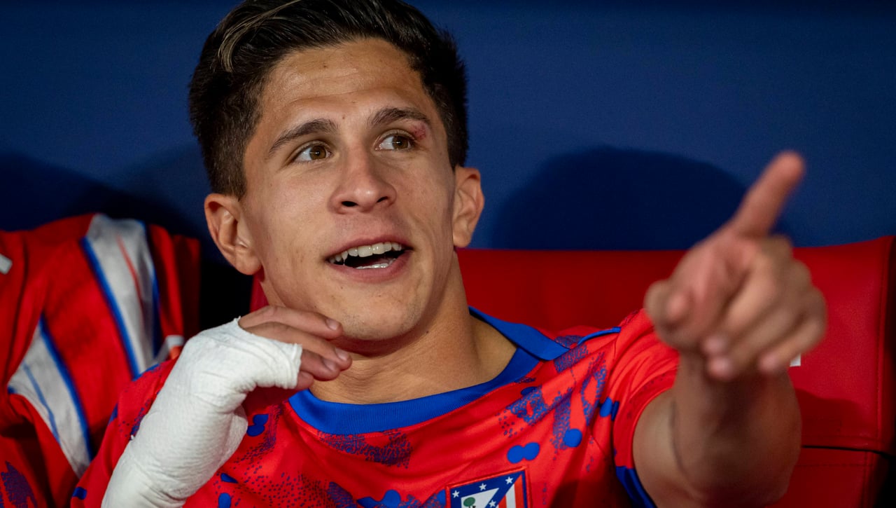 Simeone, con su hijo