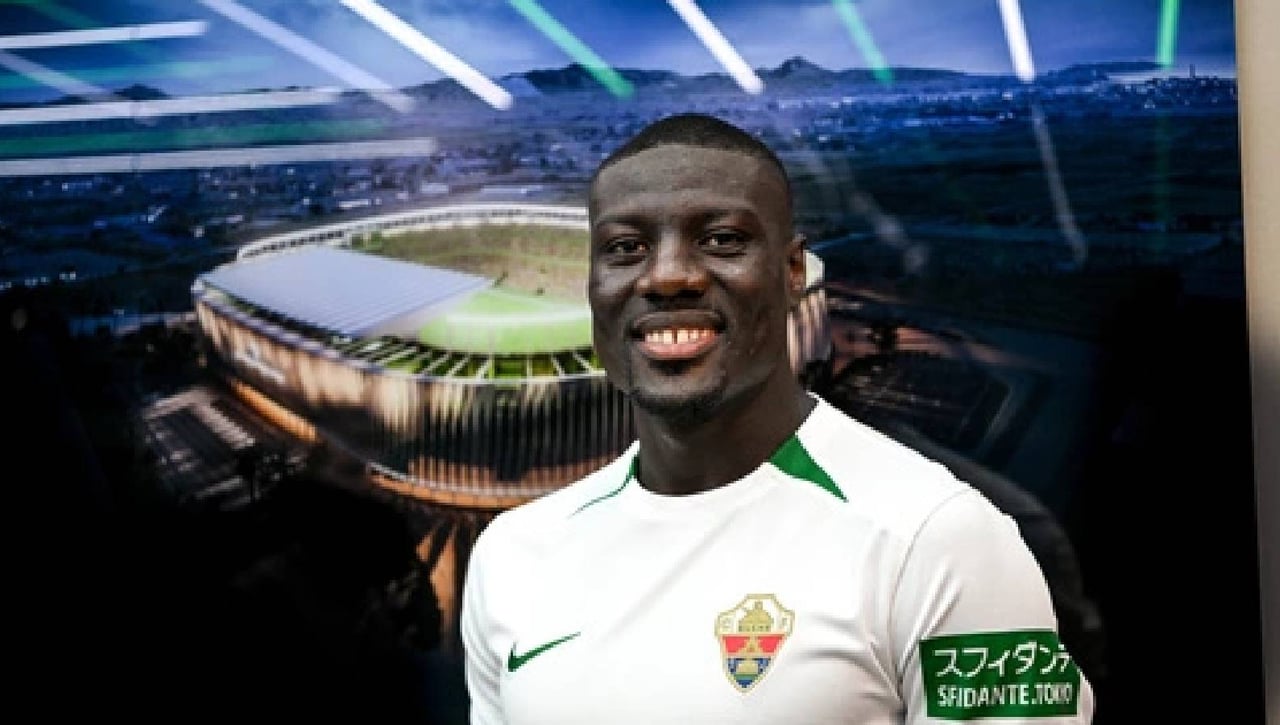 Alarmas en el Elche por la rodilla de Bambo Diaby