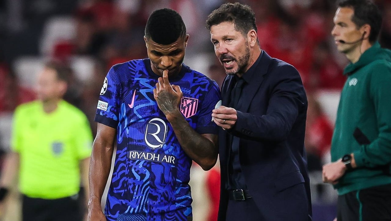 Simeone elogia a Gallagher y dicta sentencia con la defensa