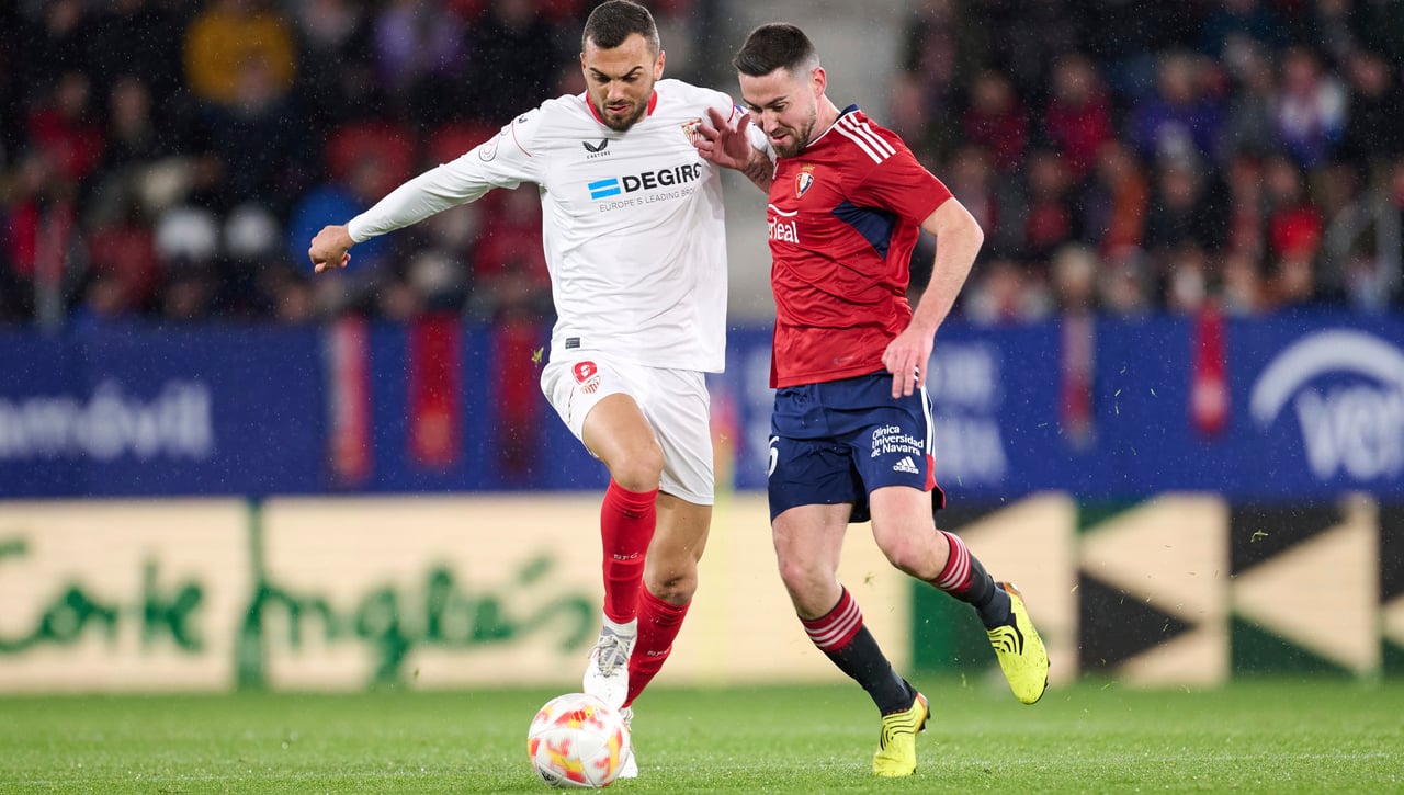 Sevilla - Osasuna: fecha, hora, dónde ver en televisión y online