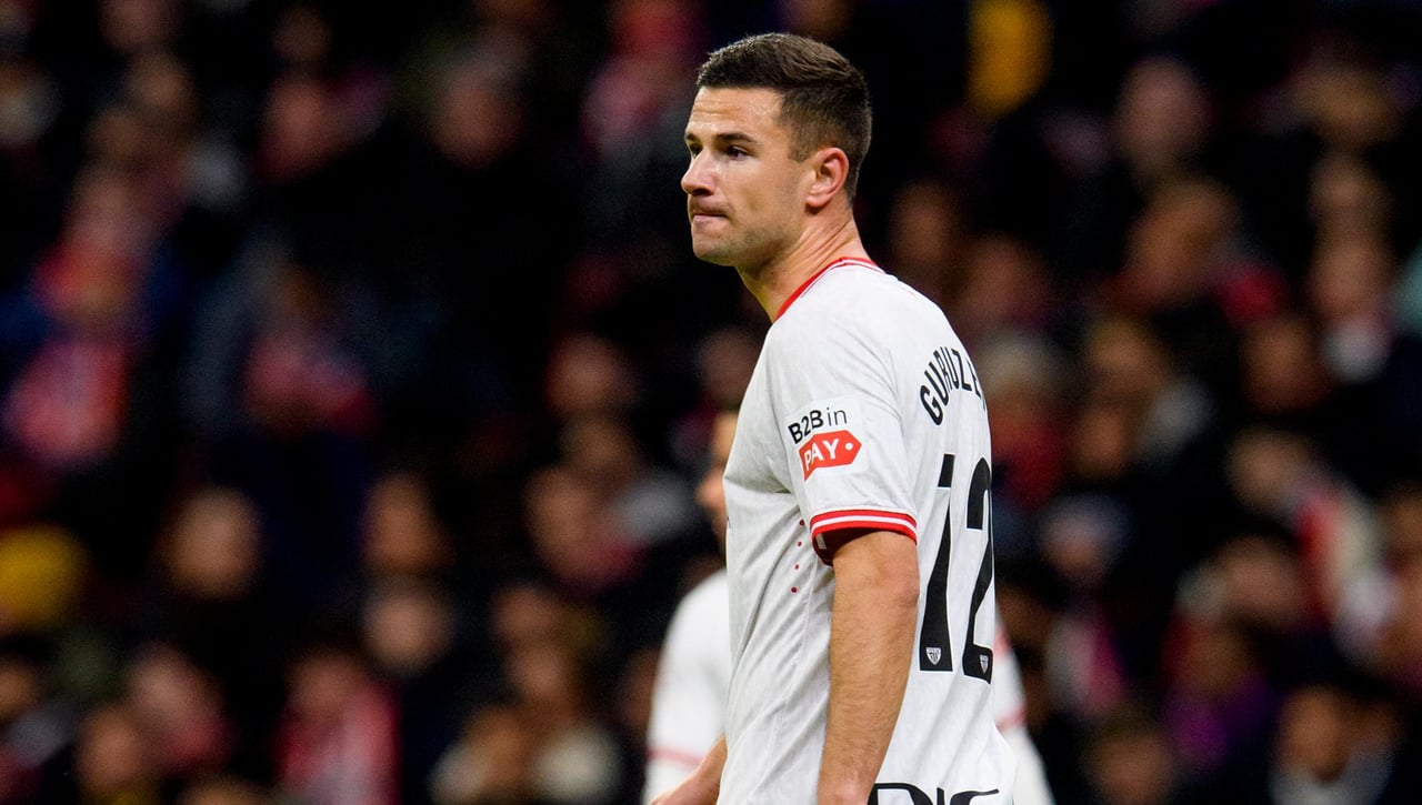 Guruzeta, baja en el Athletic: en vilo su presencia en la Copa del Rey