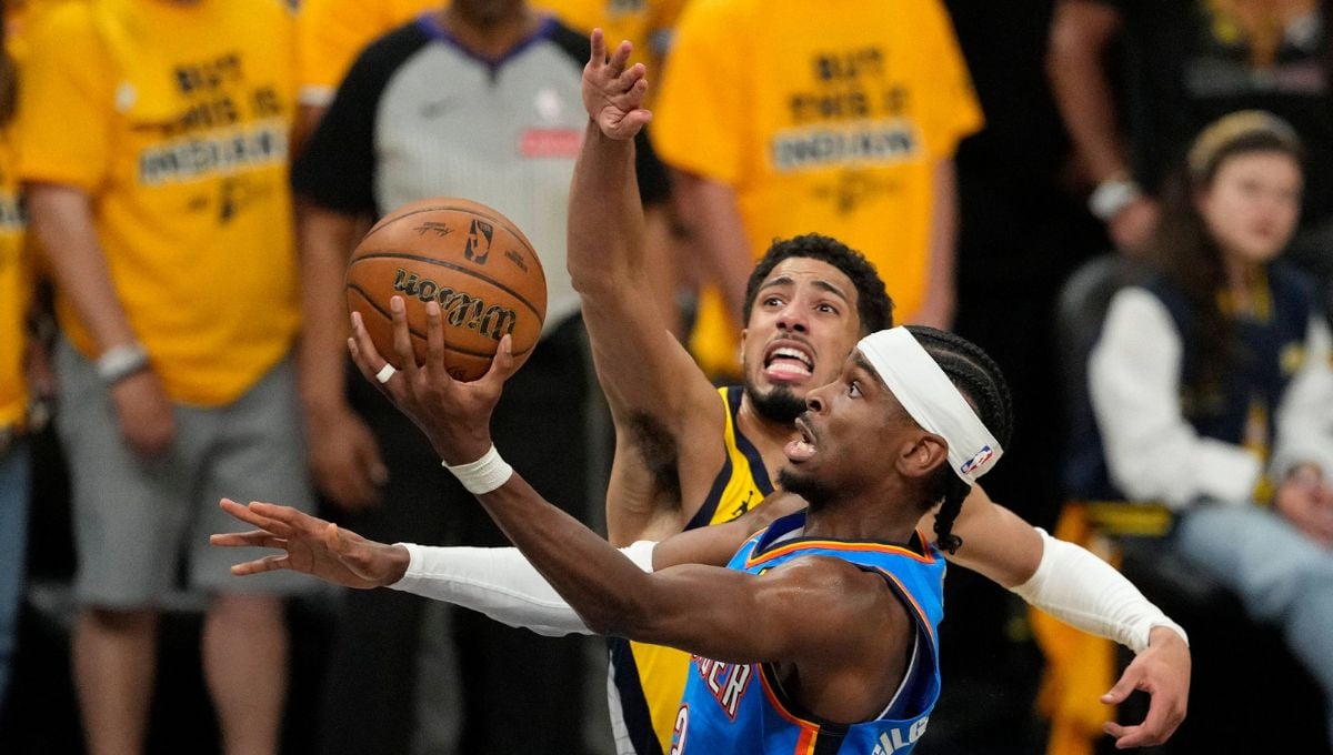 Shai-Gilgeous Alexander y Tyrese Haliburton se enzarzan