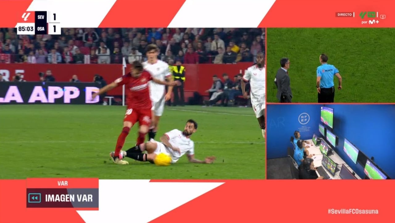 La expulsión de Suso vista desde el VAR