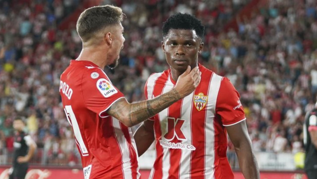 Así ha crecido el valor de mercado de la plantilla del Almería