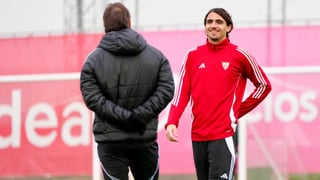 El Sevilla prepara la visita a Mallorca con regalo para Nico Guillén pero sin Azpilicueta, de nuevo baja  