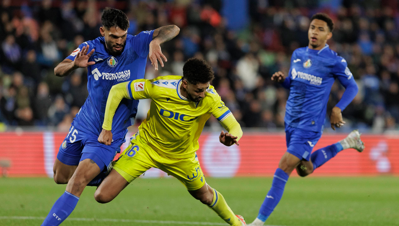 Cádiz - Getafe: Horario y dónde ver en TV hoy el partido de LaLiga EA Sports